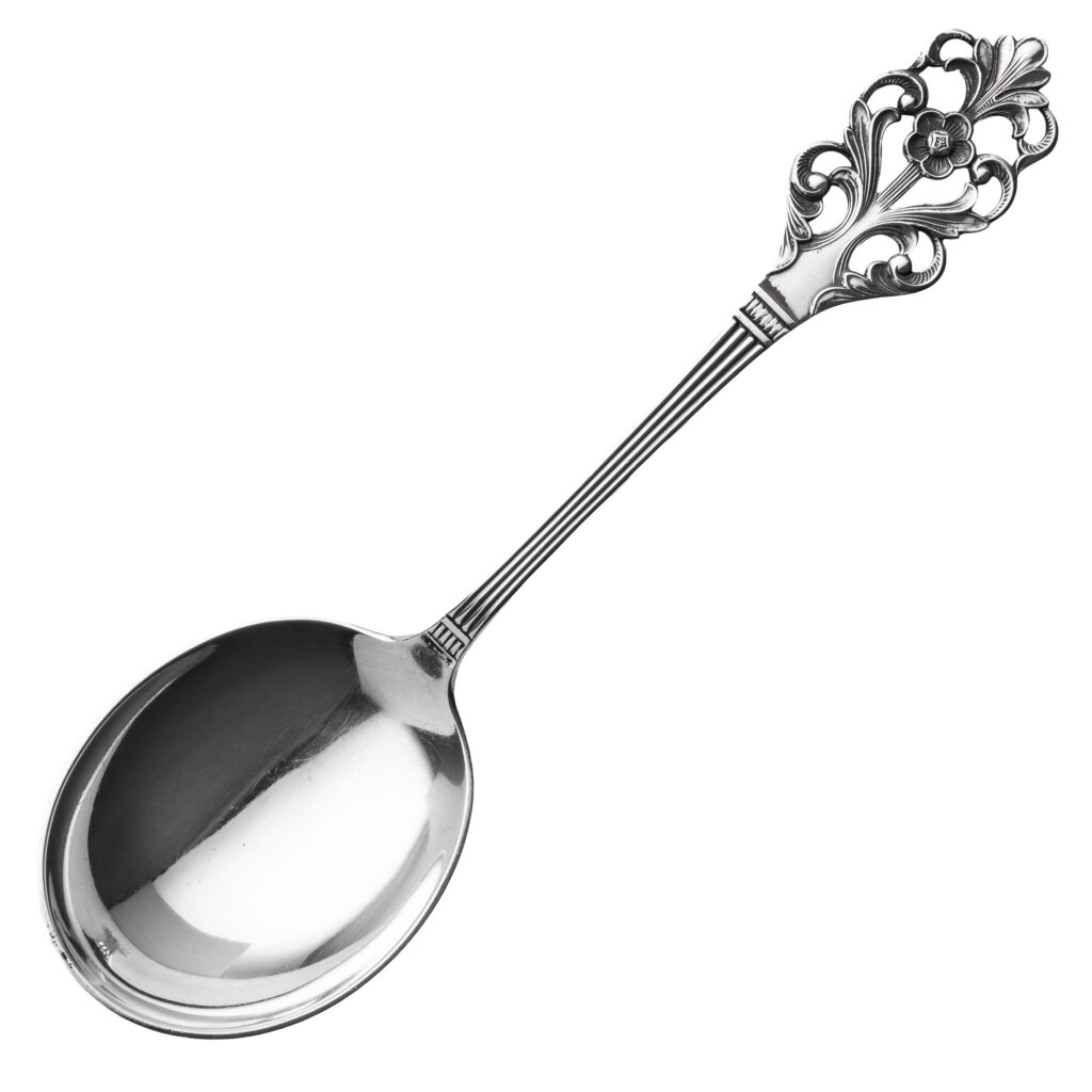 Viking rose anretningsskje 19,8 cm