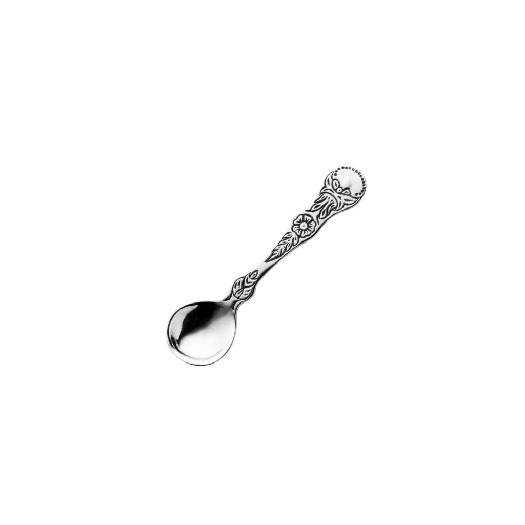 Gammel Flat Rose saltskje 6 cm