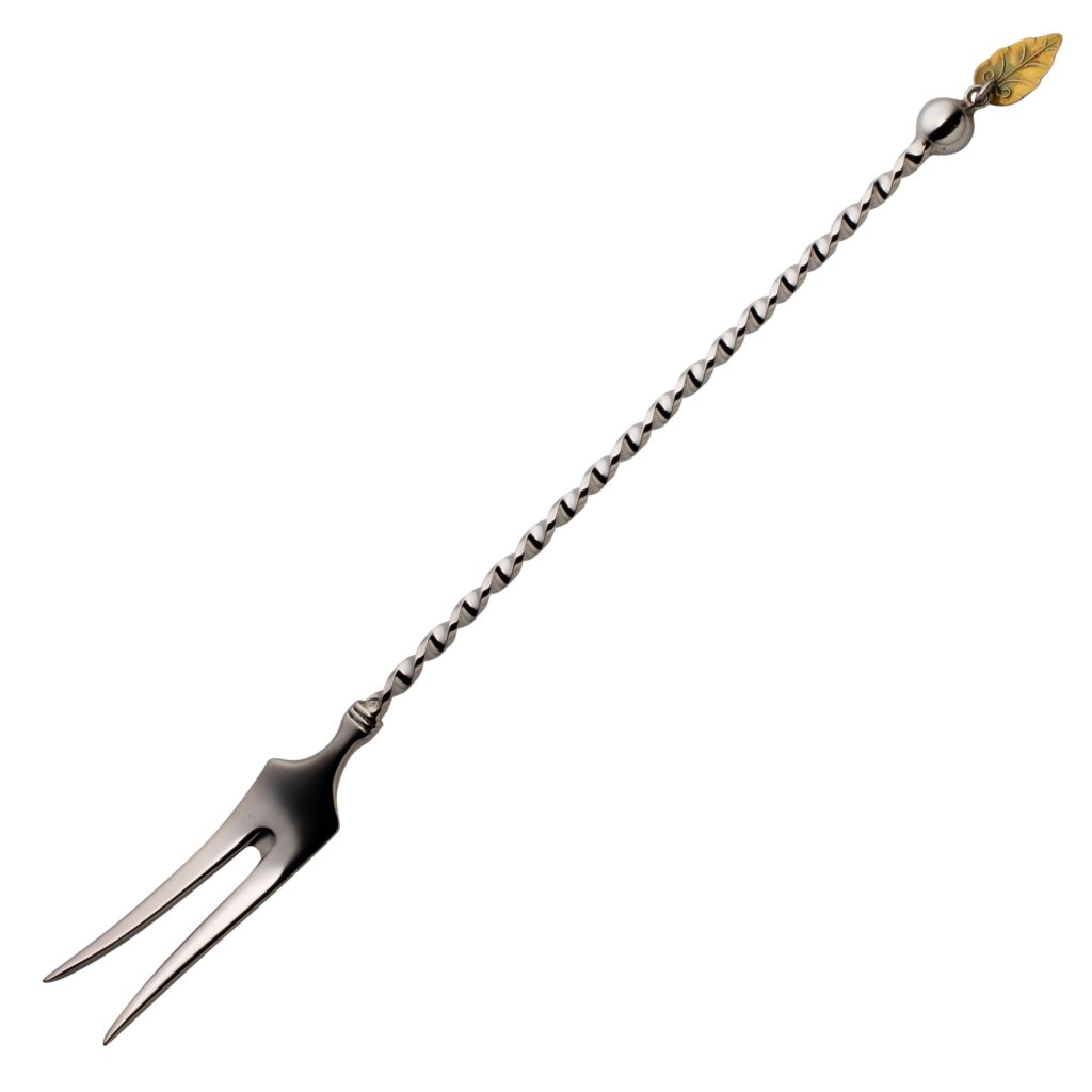 Festbordsølv anretningsgaffel 19 cm