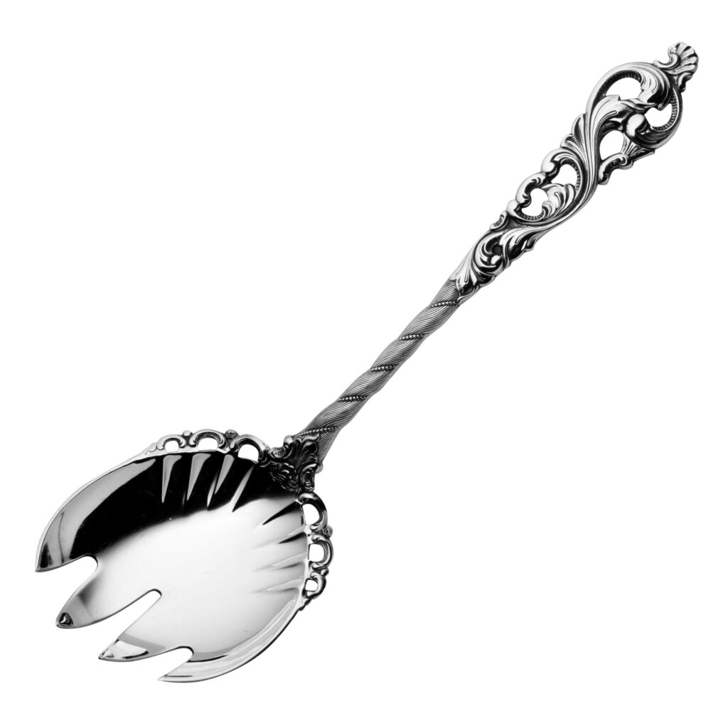 Dobbel Rokokko salatgaffel 18,5 cm