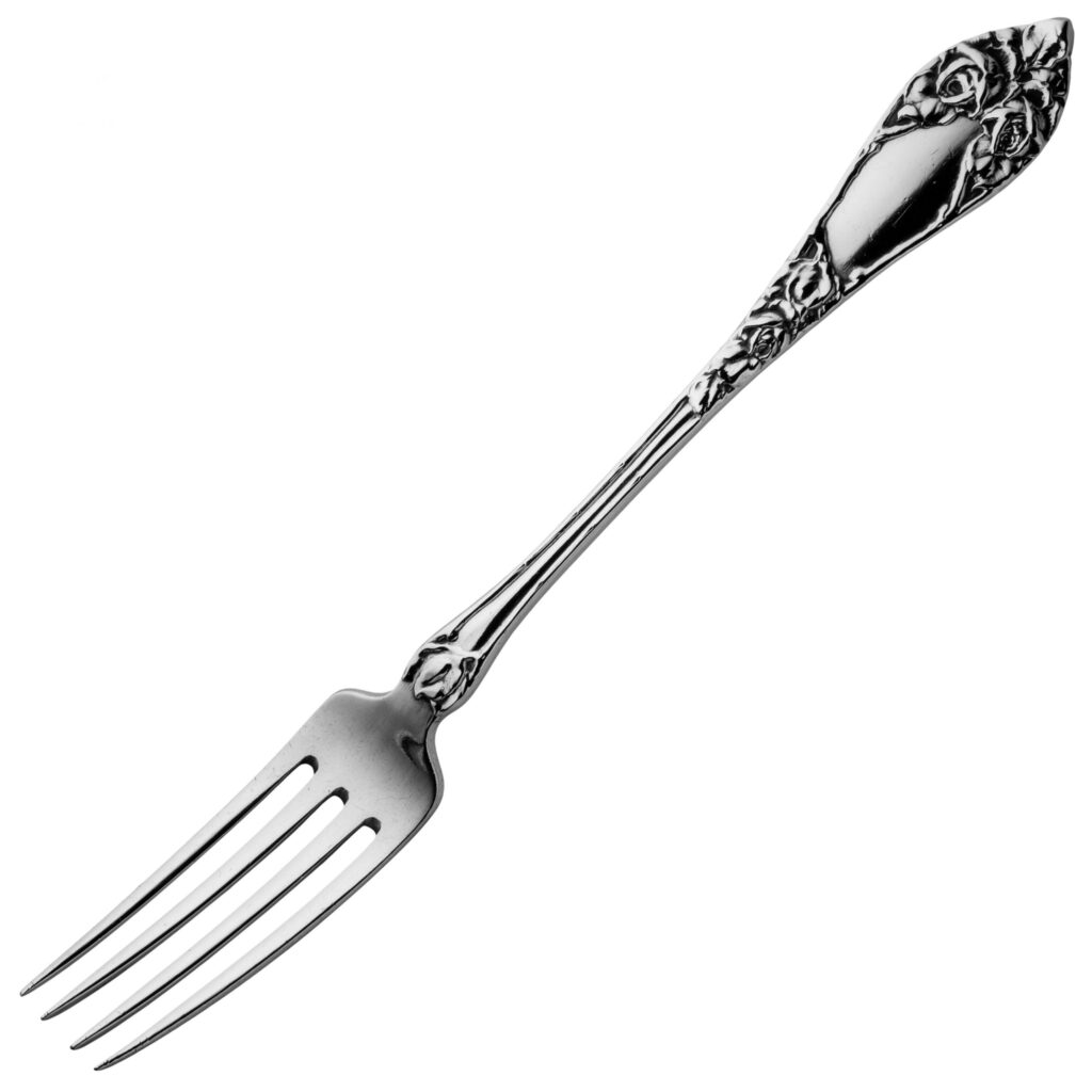 Opphøiet Rose spisegaffel 19,8 cm