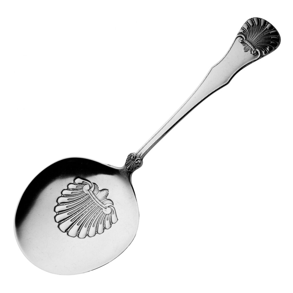 Dronningmønster serveringsspade 17,5 cm