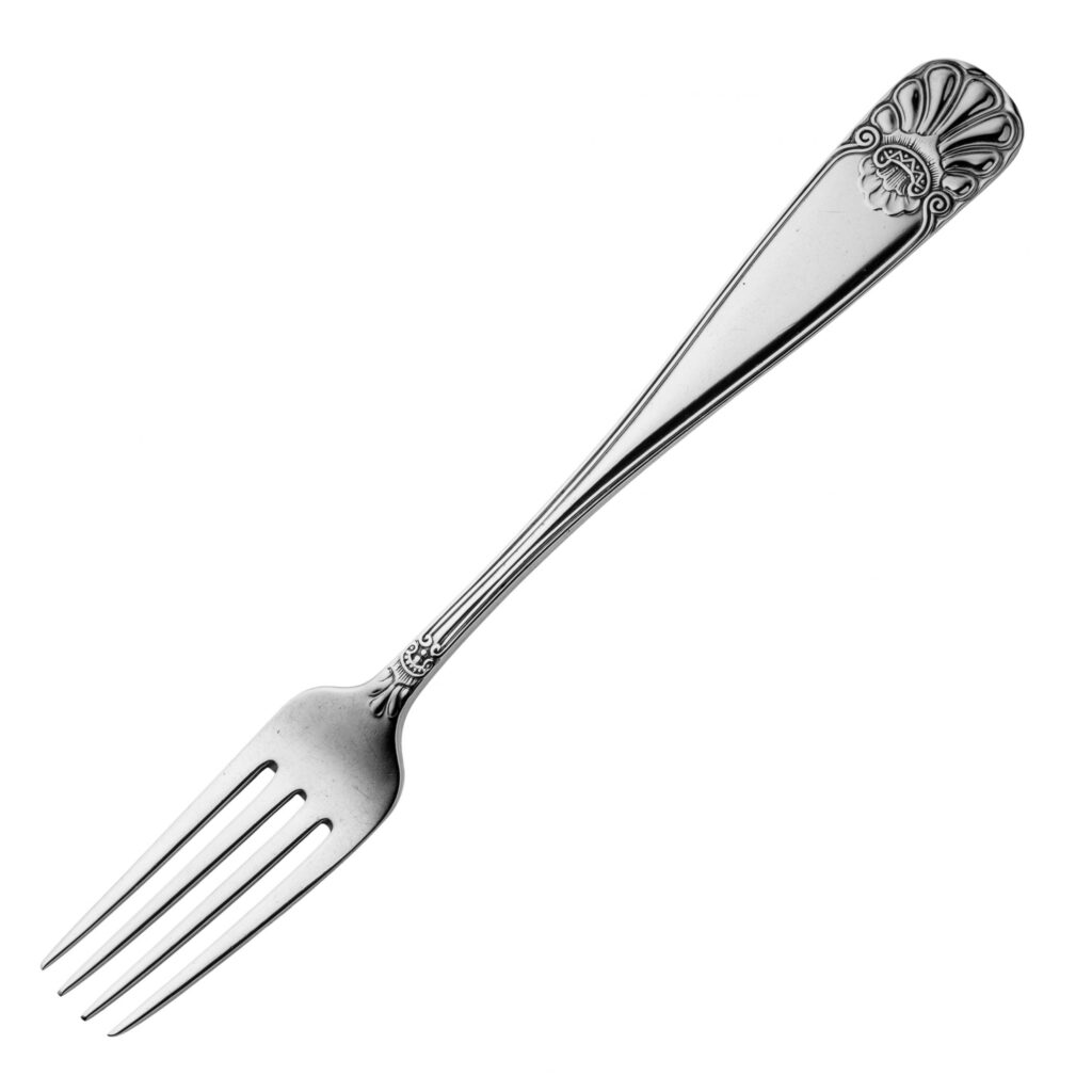 Slottssølv spisegaffel 20 cm