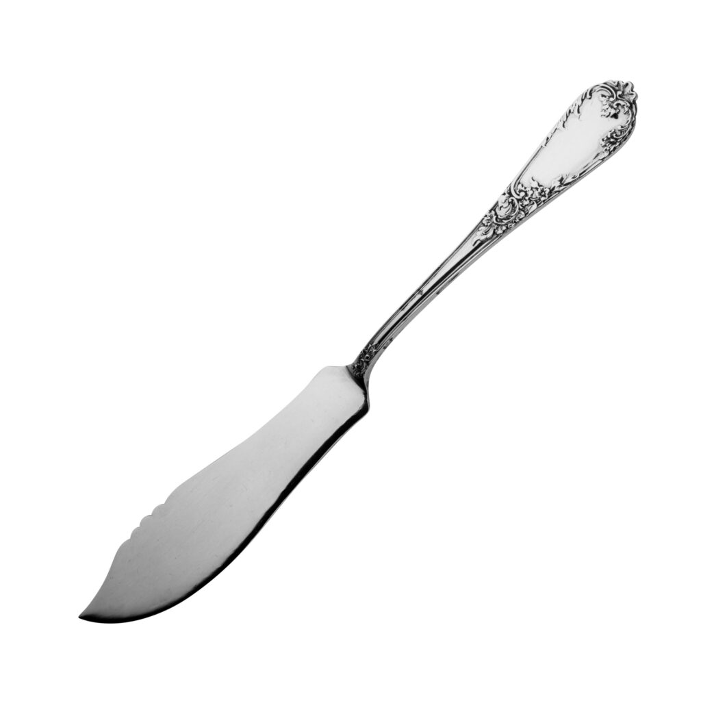 Rokokko (Dobbeltpresset) smørkniv 16,1 cm