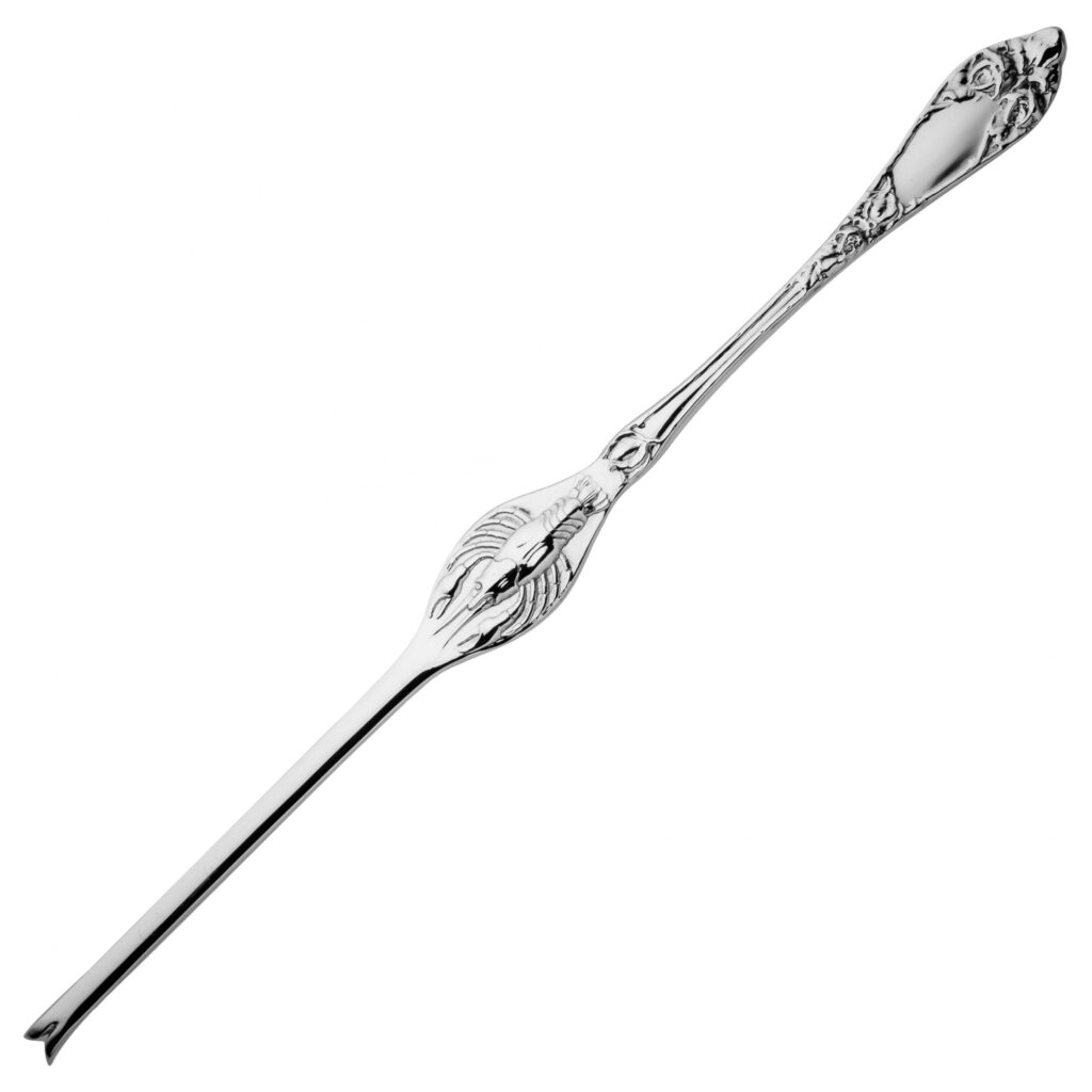 Opphøiet Rose hummergaffel 20,6 cm