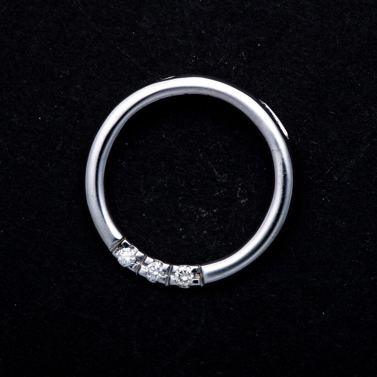 Anheng, hvitt gull, diamanter (0,15 ct.) - Bilde 3