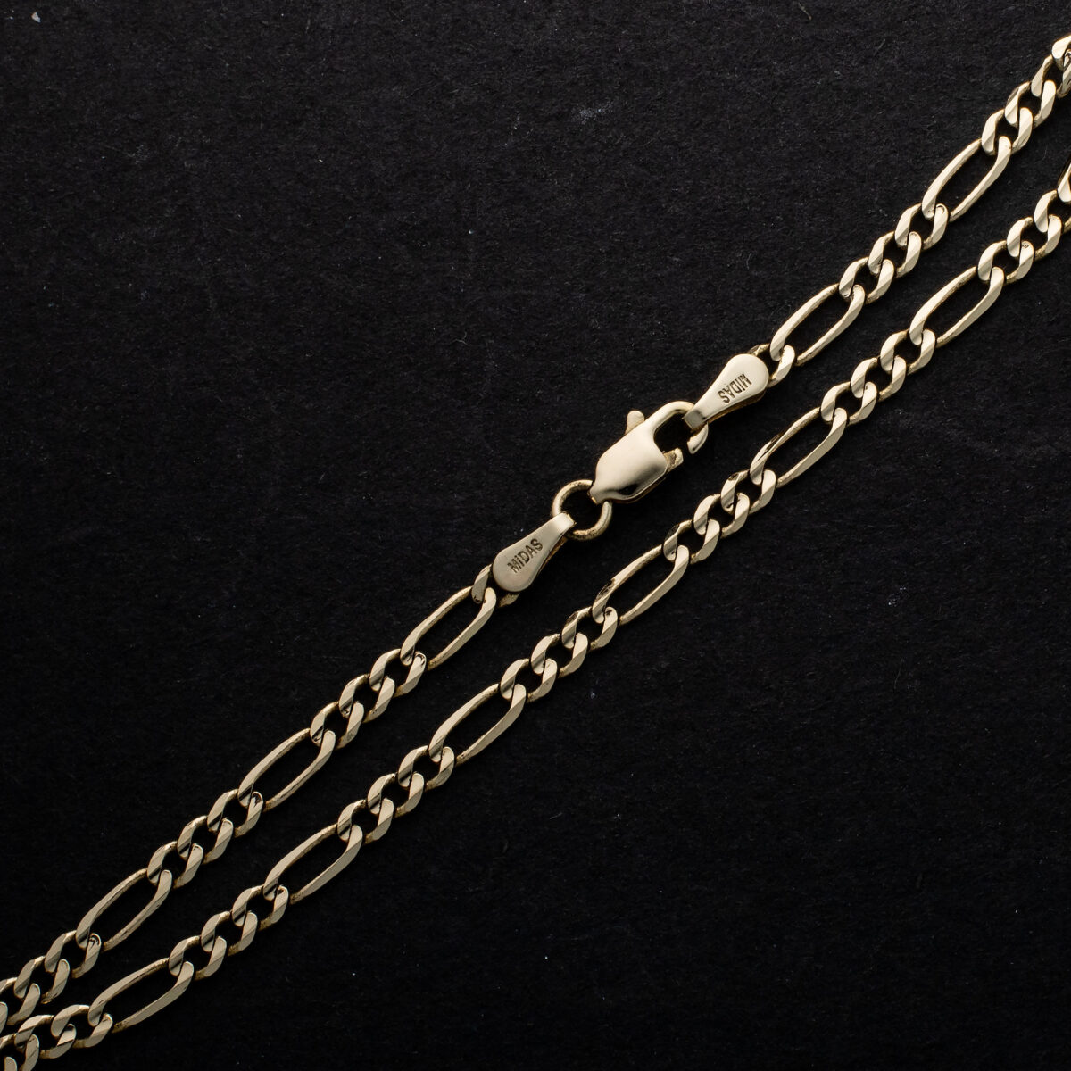 Figaro armlenke 20,5 x 0,27 cm, gult gull - Bilde 2