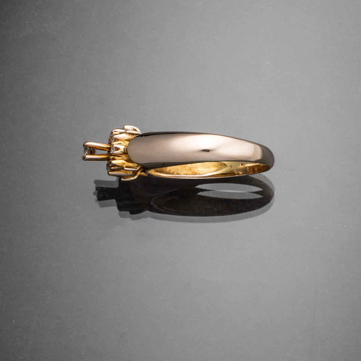 Ring, gull, diamanter (0,21 ct.) - Bilde 4