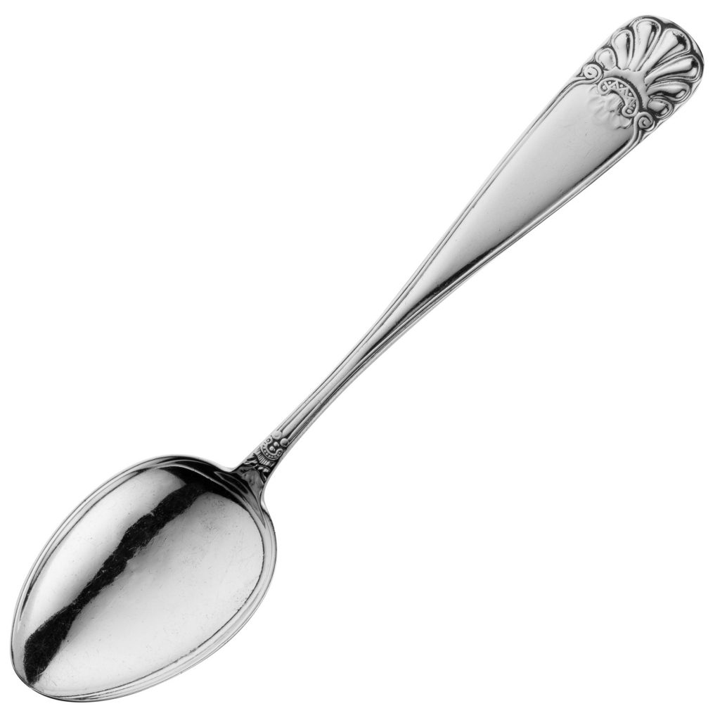 Slottssølv spiseskje 21 cm