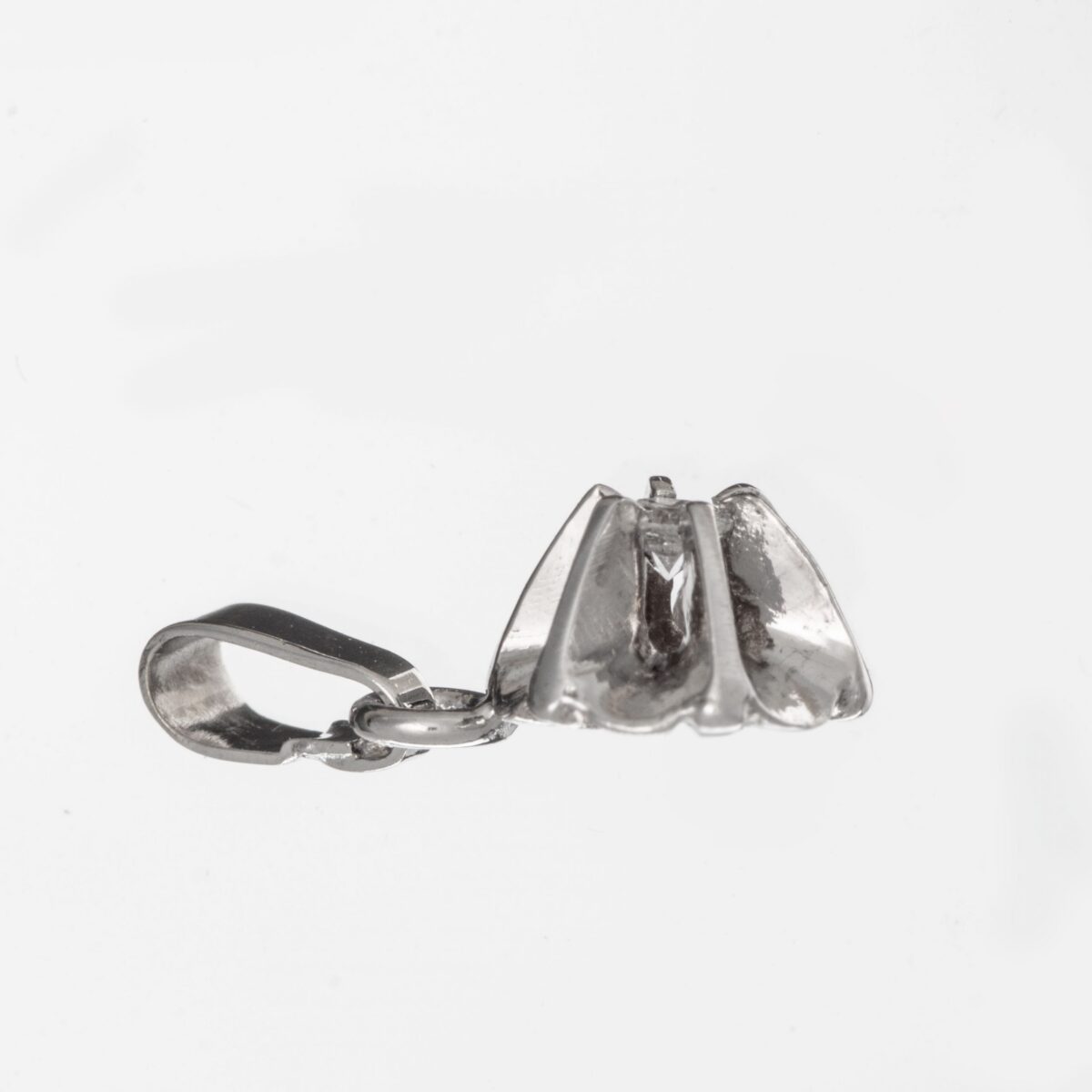 Anheng, hvitt gull, diamant (0,03 ct.) - Bilde 4