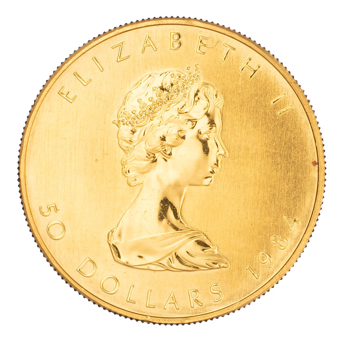 Canada, Maple Leaf, 50 dollar, 1984, gull - Bilde 2