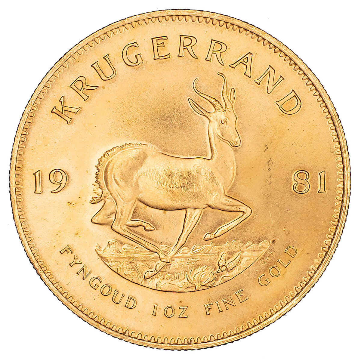 Sør-Afrika, 1 krugerrand, 1981, gull