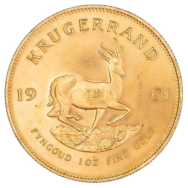 Sør-Afrika, 1 krugerrand, 1981, gull