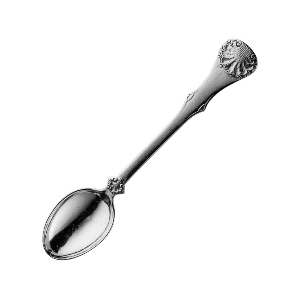 Perlemusling teskje 12,4 cm