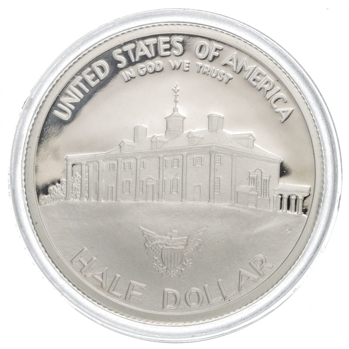 USA, 1/2 dollar, George Washington, 1982, sølv - Bilde 2