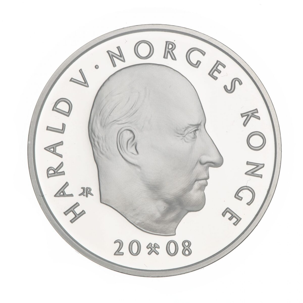 200 kroner, Wergeland, 2008, sølv - Bilde 2