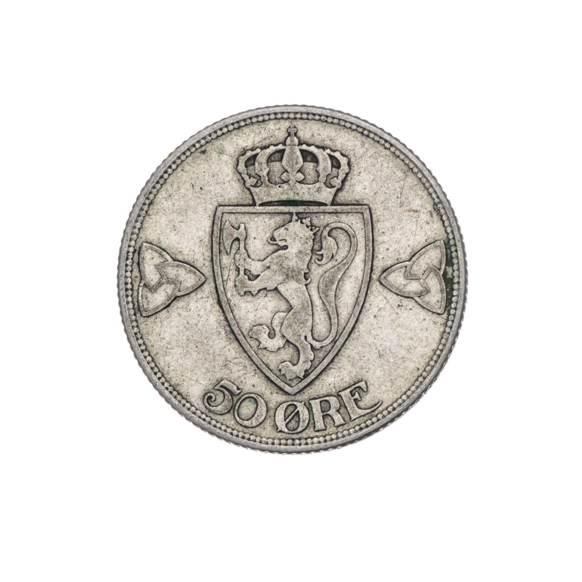 Haakon VII, 50 øre, 1916, sølv - Bilde 2