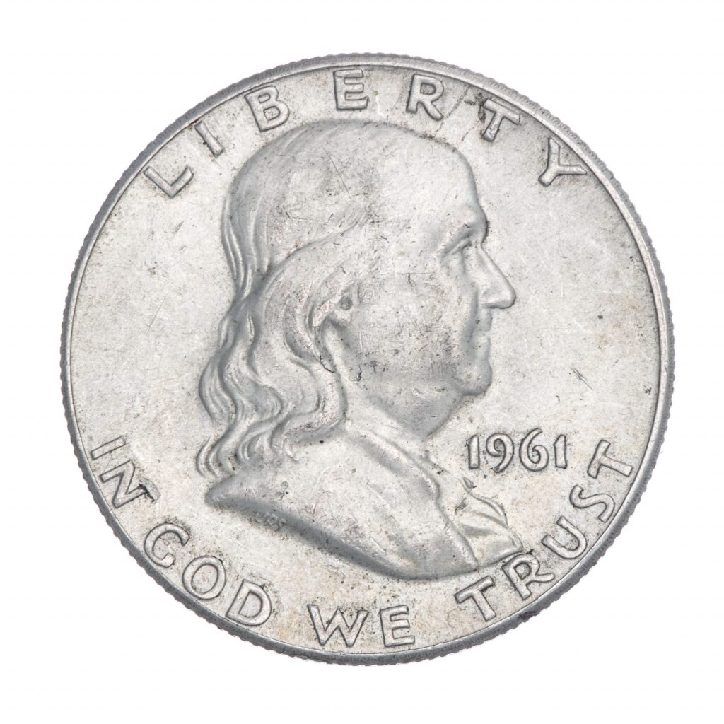 USA, 1/2 dollar, 1948-1963, tilfeldig årstall