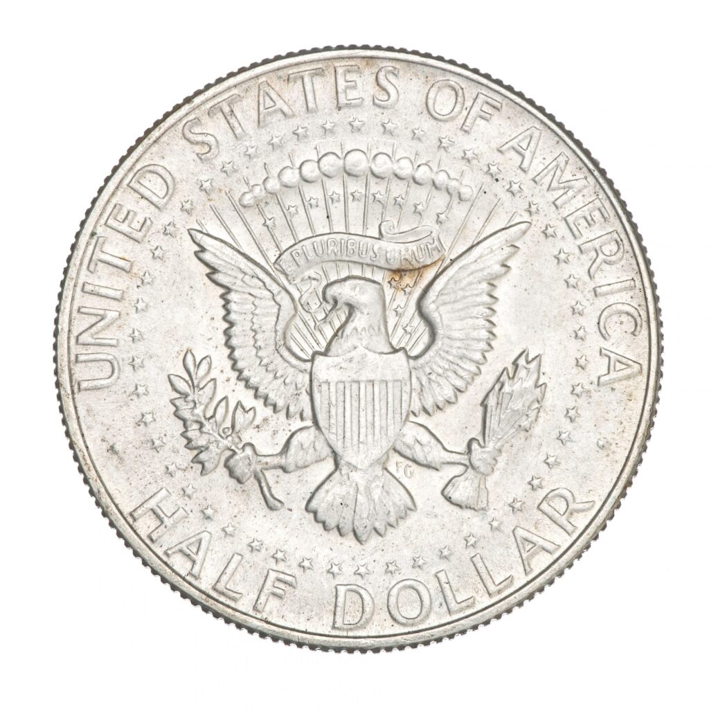 USA, 1/2 dollar, 1965-1970, tilfeldig årstall
