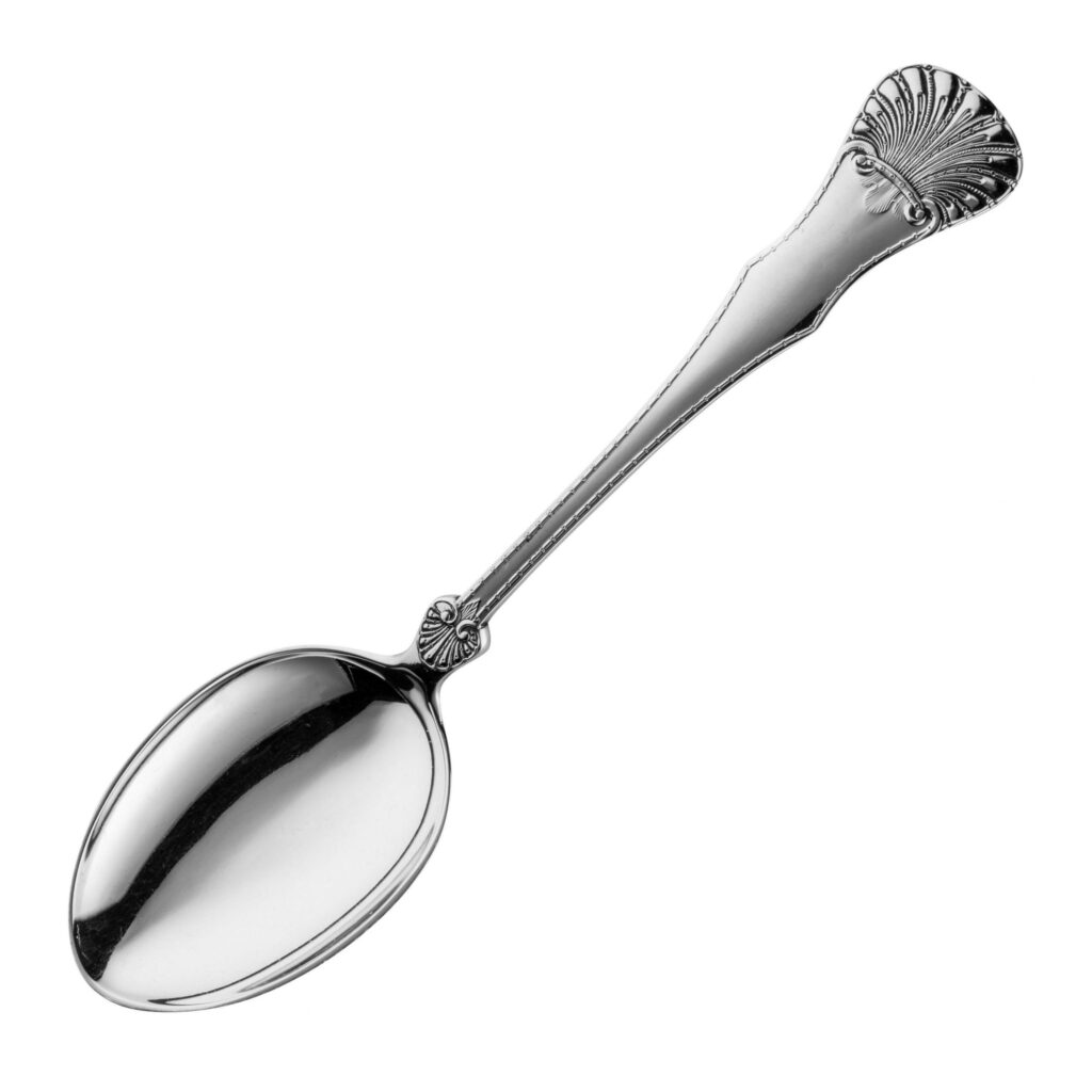 Dronningmønster spiseskje 17 cm