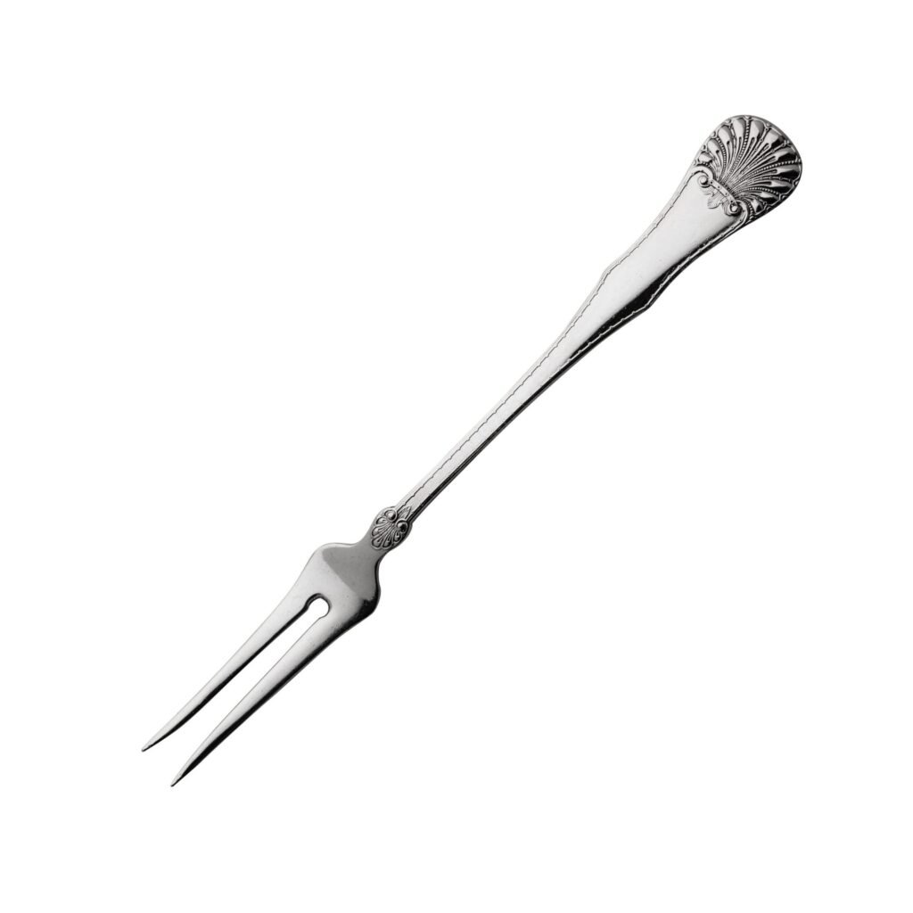 Dronningmønster koldtgaffel 13,5 cm