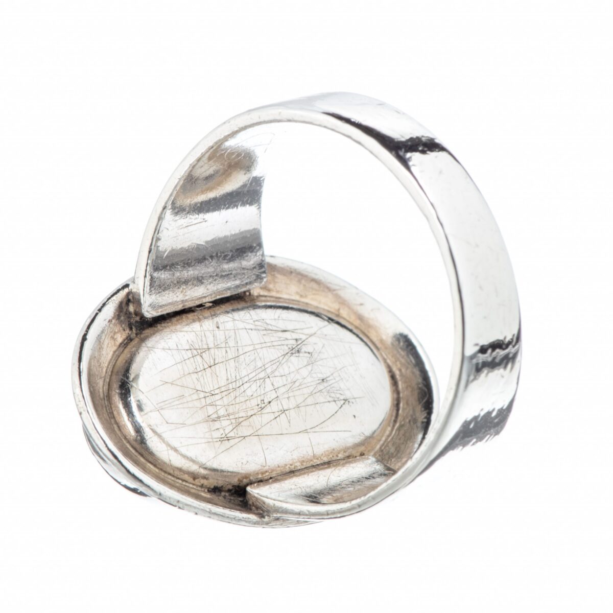 Ring, sterling sølv, rav - Bilde 5