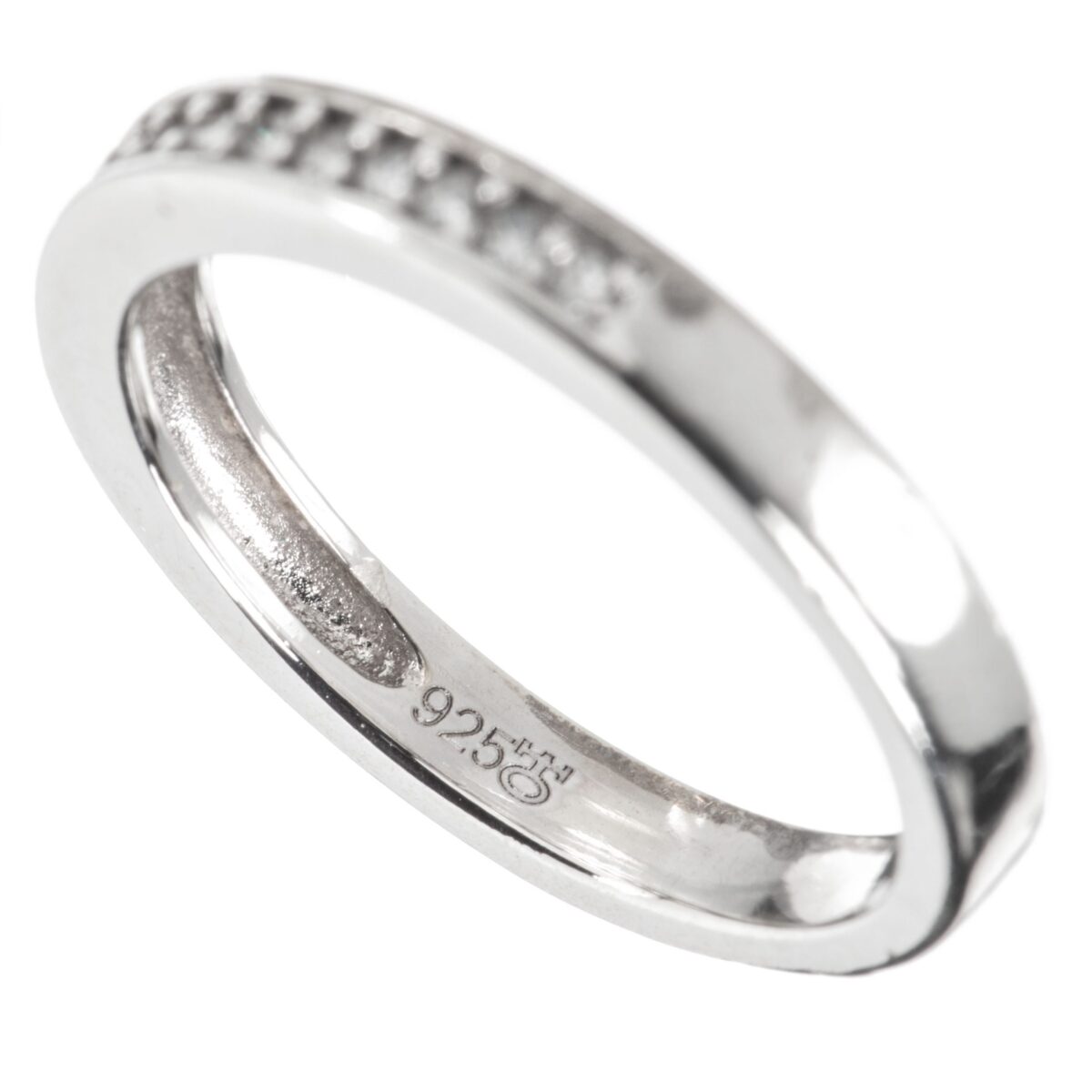 Ring, sterling sølv, kubisk zirkonia - Bilde 2