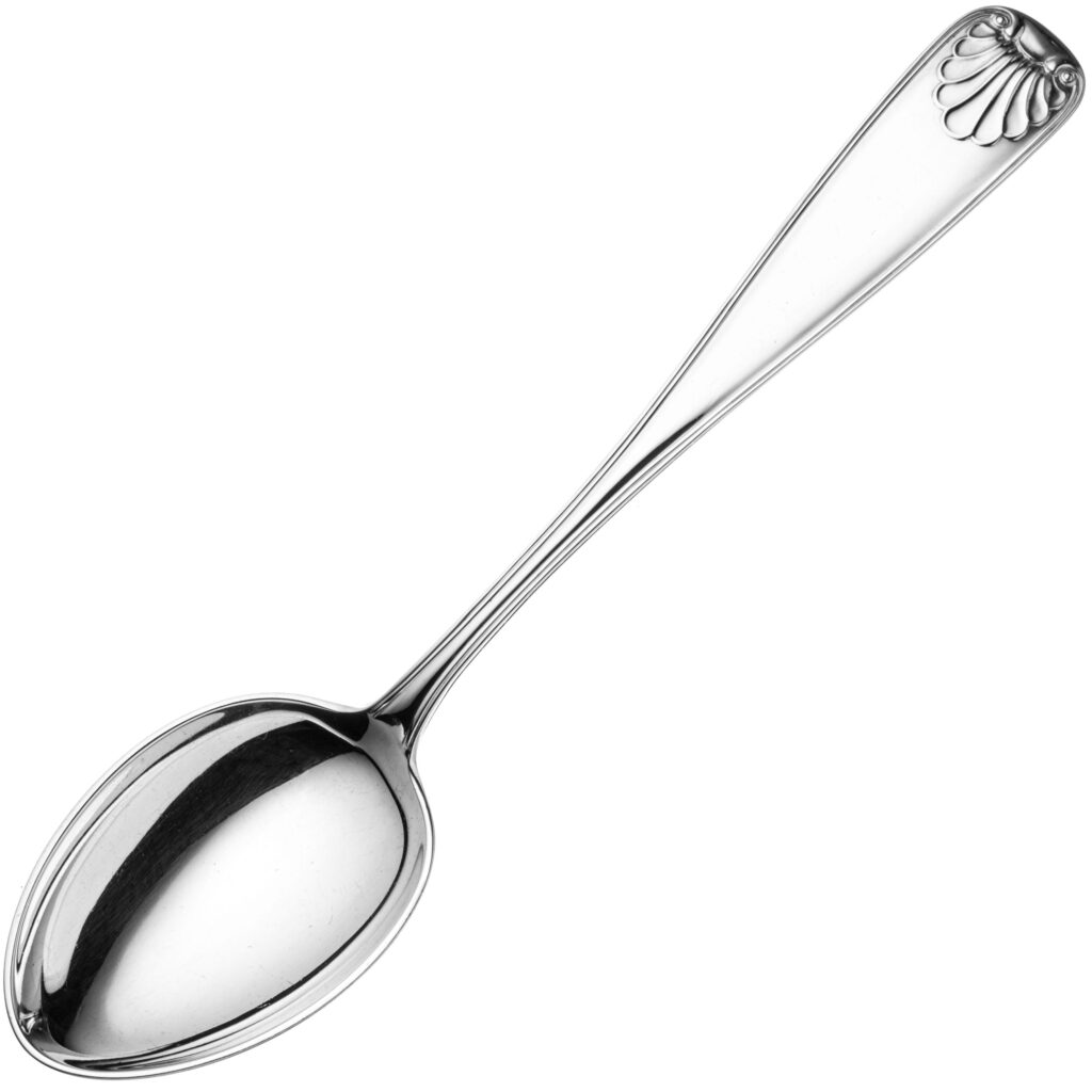 Arvesølv gammel fasong spiseskje 20,5 cm