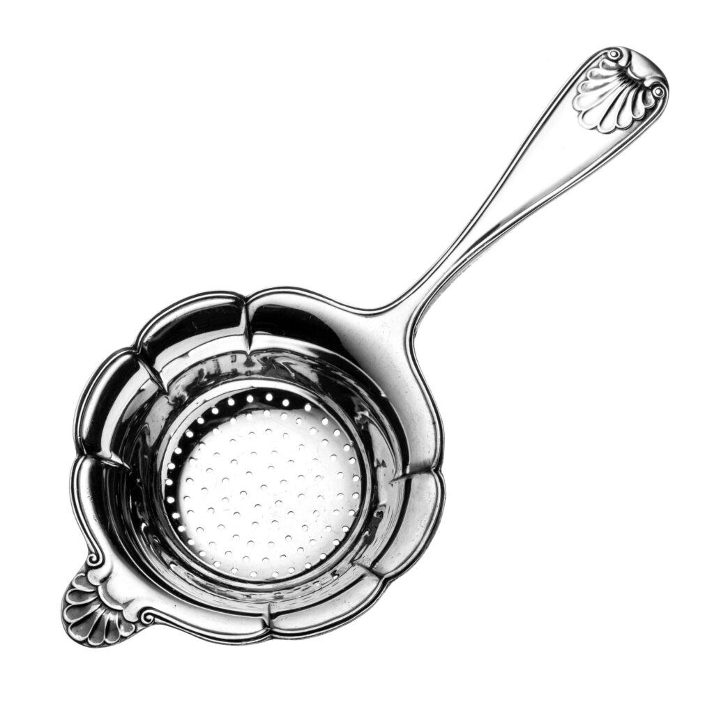 Arvesølv gammel fasong tesil 15,6 cm