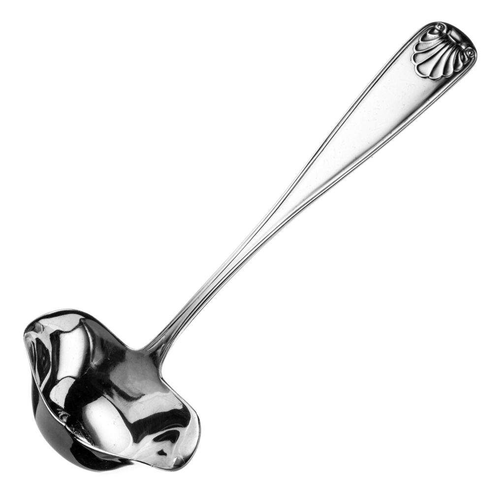 Arvesølv gammel fasong sausøse u. krok 16,5 cm
