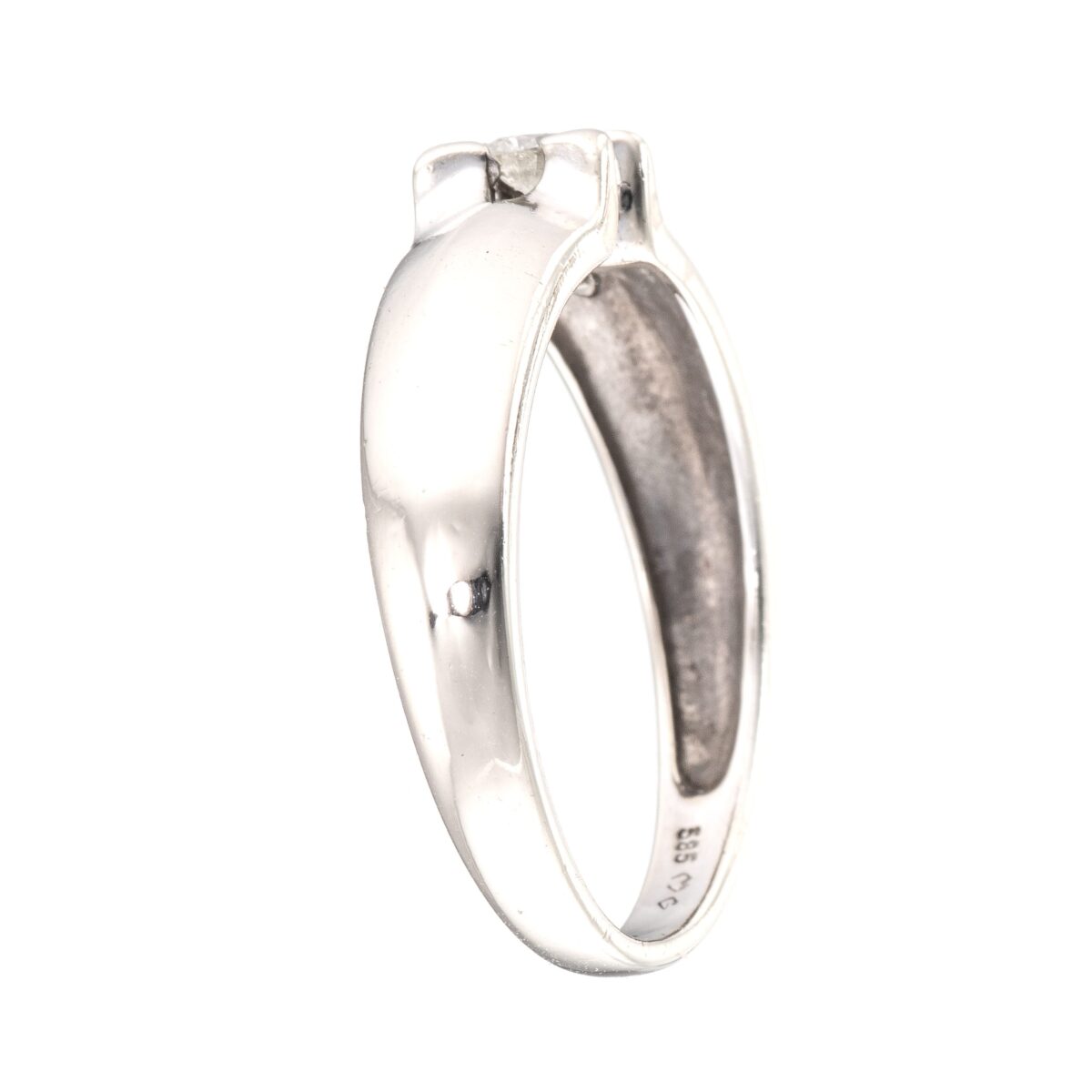 Ring, hvitt gull, diamant (0,09 ct.) - Bilde 3