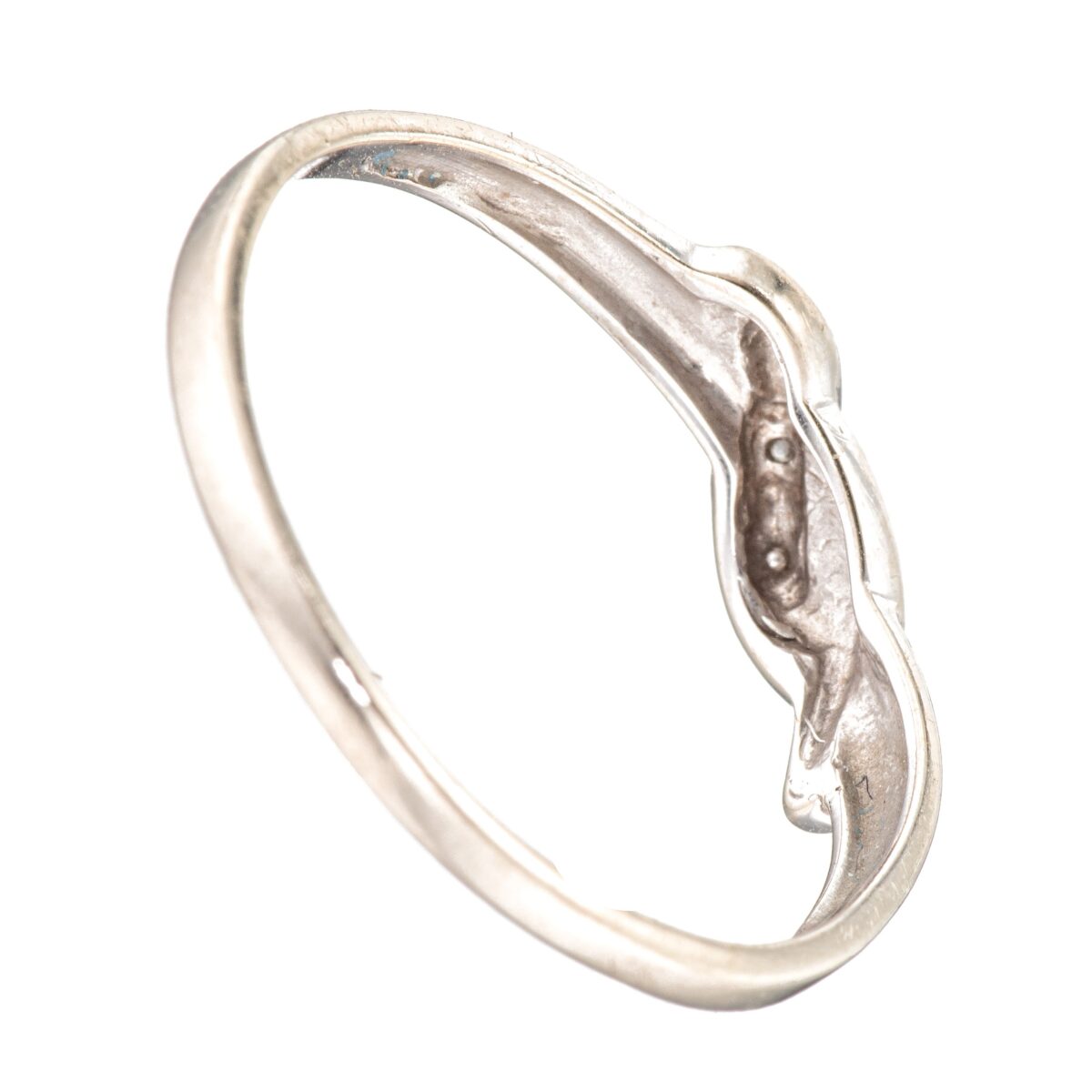 Ring, hvitt gull, diamant (0,005 ct.) - Bilde 2