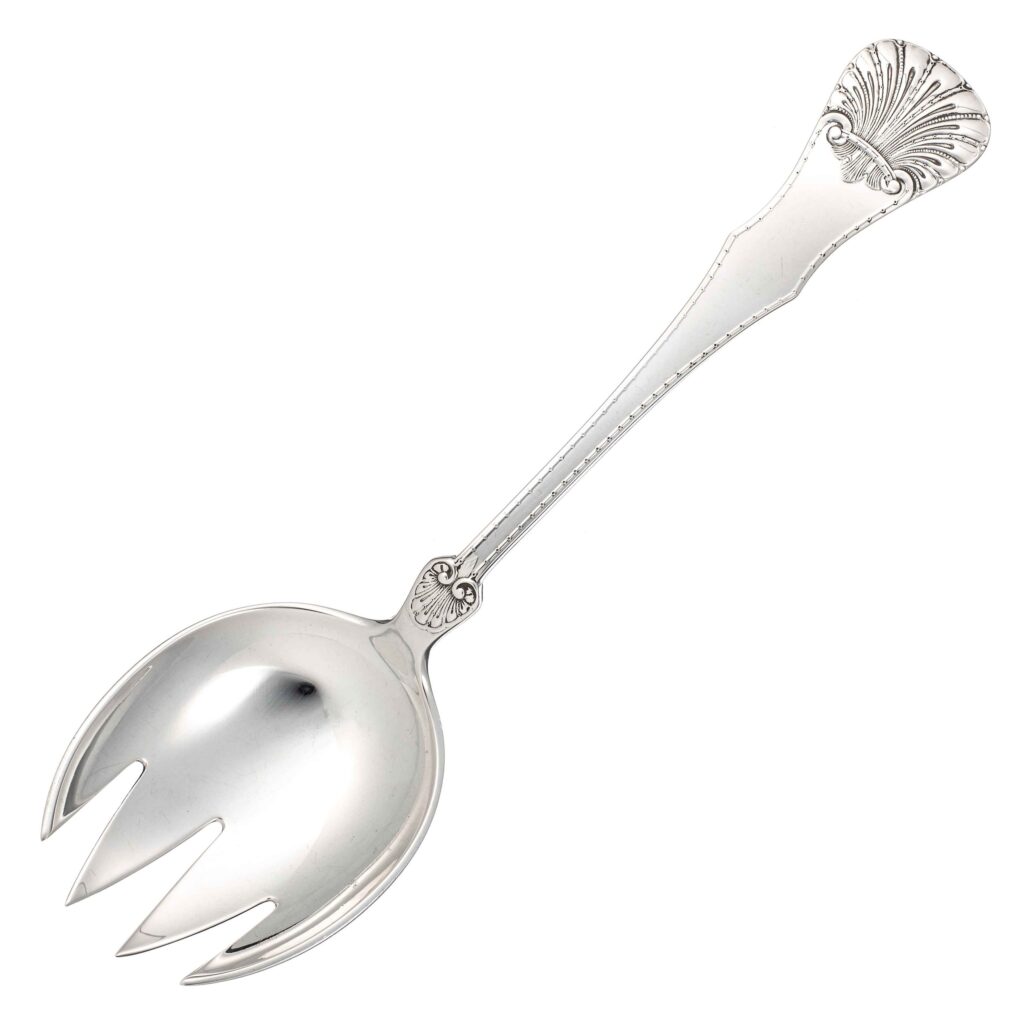 Dronningmønster salatgaffel 20 cm