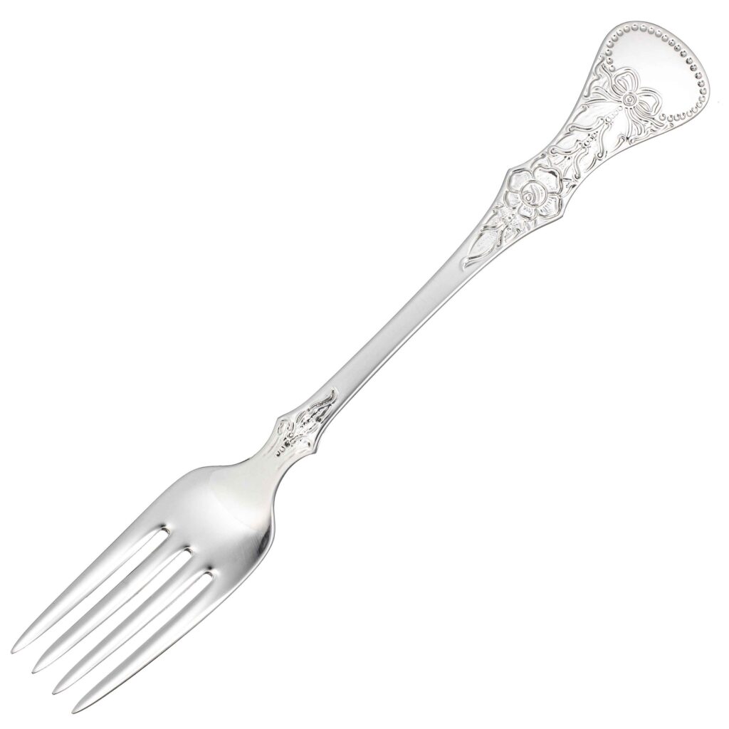 Moderne Flat Rose spisegaffel 18,5 cm