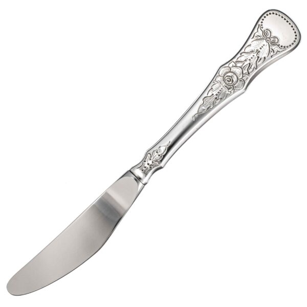 Flat Rose liten spisekniv, langt skaft (Moderne)