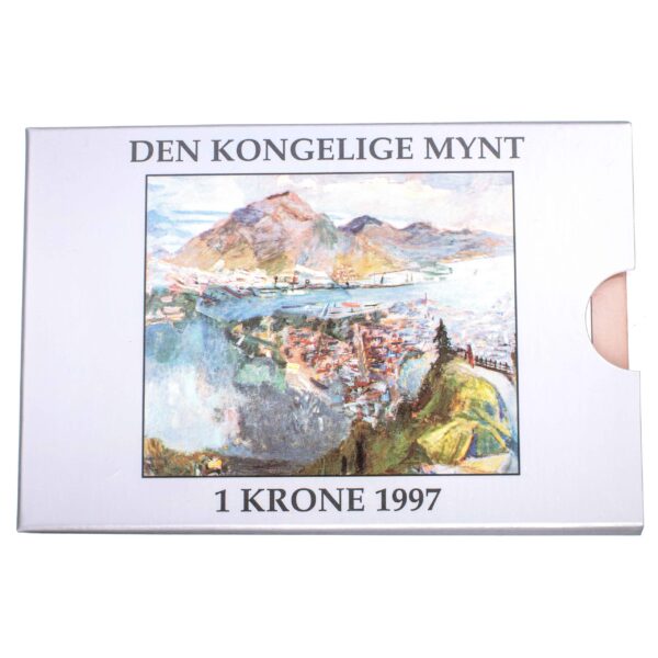 Norge, blister myntsett 1 krone 1997