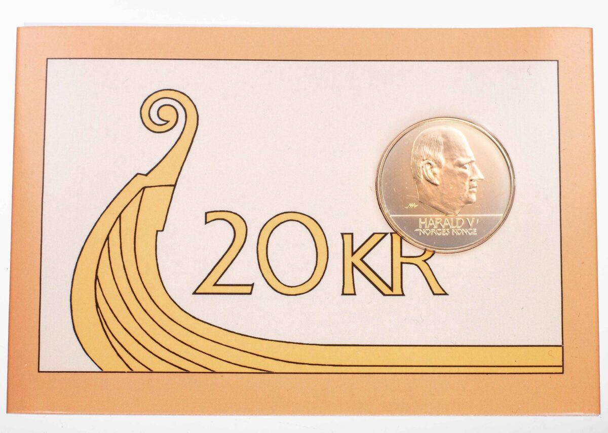 Norge, blister myntsett 20 kroner 1994 - Bilde 2