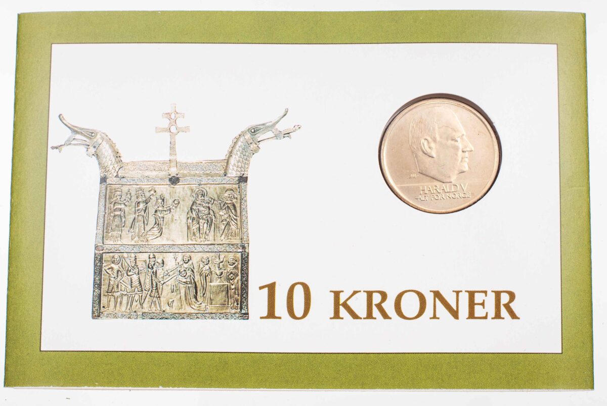 Norge, blister myntsett 10 kroner 1995 - Bilde 2