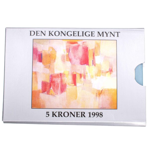 Norge, blister myntsett 5 kroner 1998