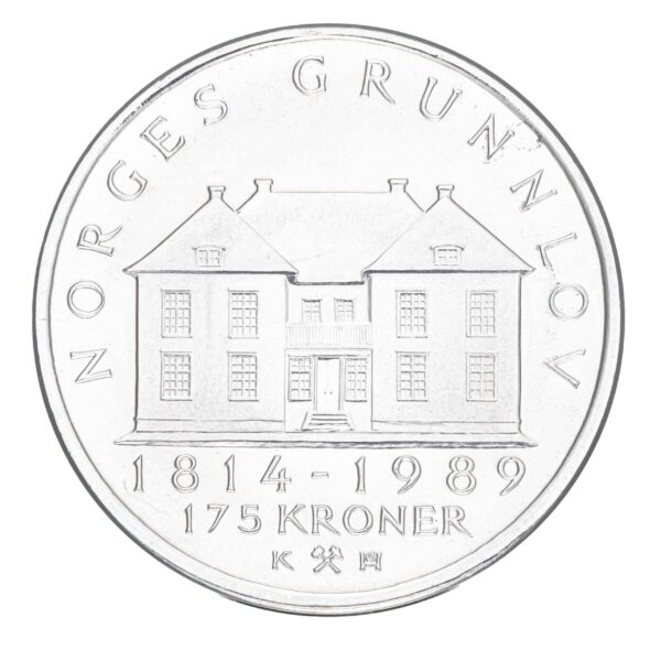 Norge, 175 kroner, 1989