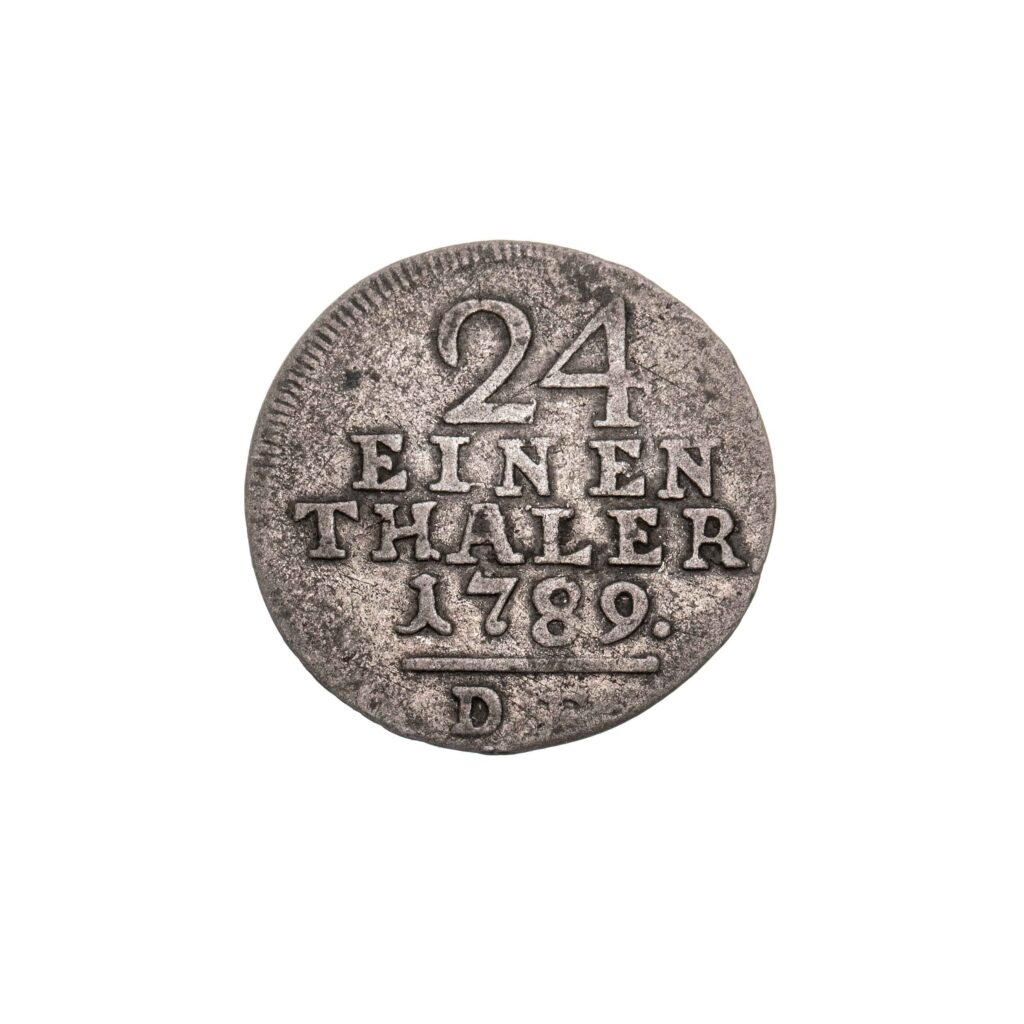 Hessen-Kassel,  1/24 daler, 1789