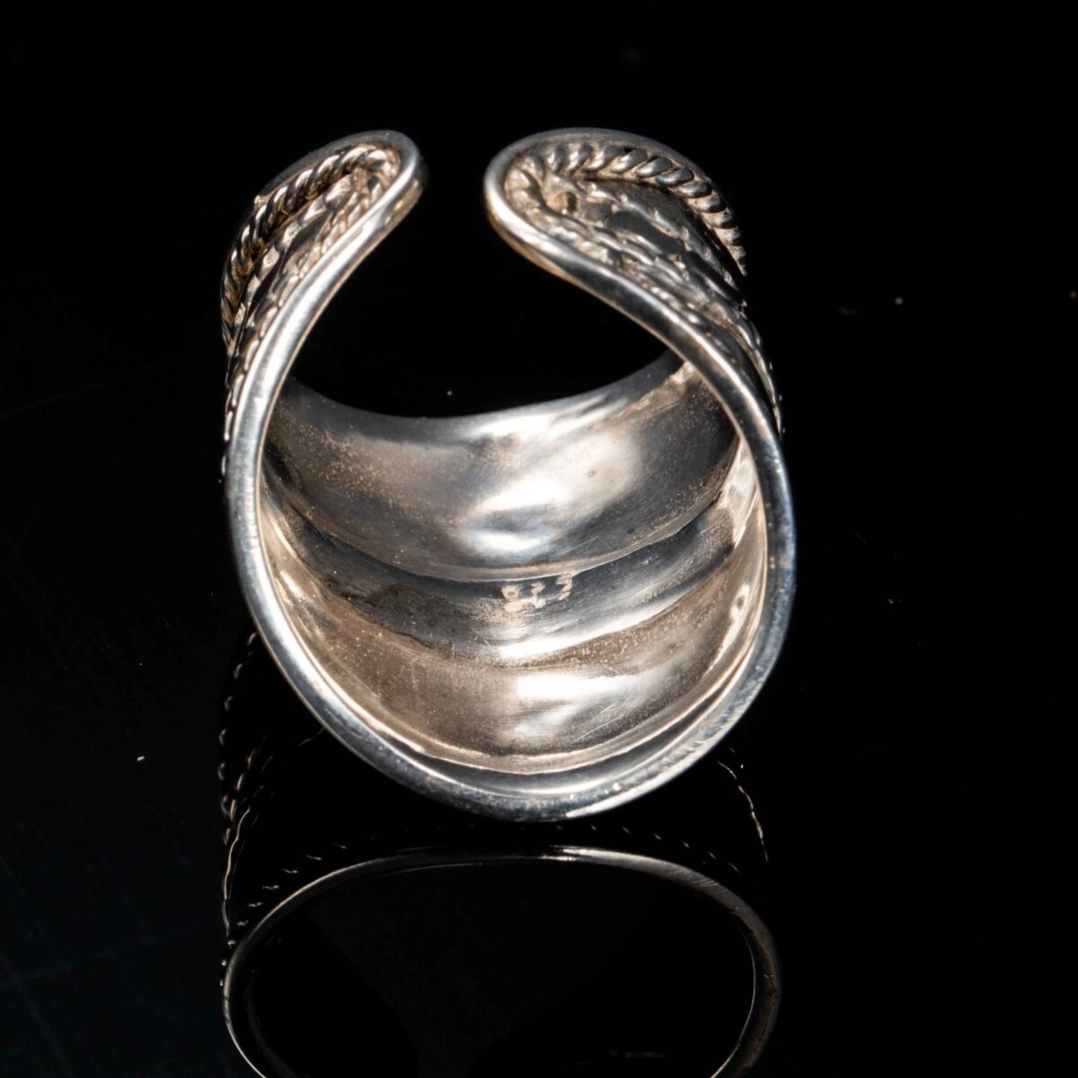 Trådkant ring, sterling sølv - Bilde 4