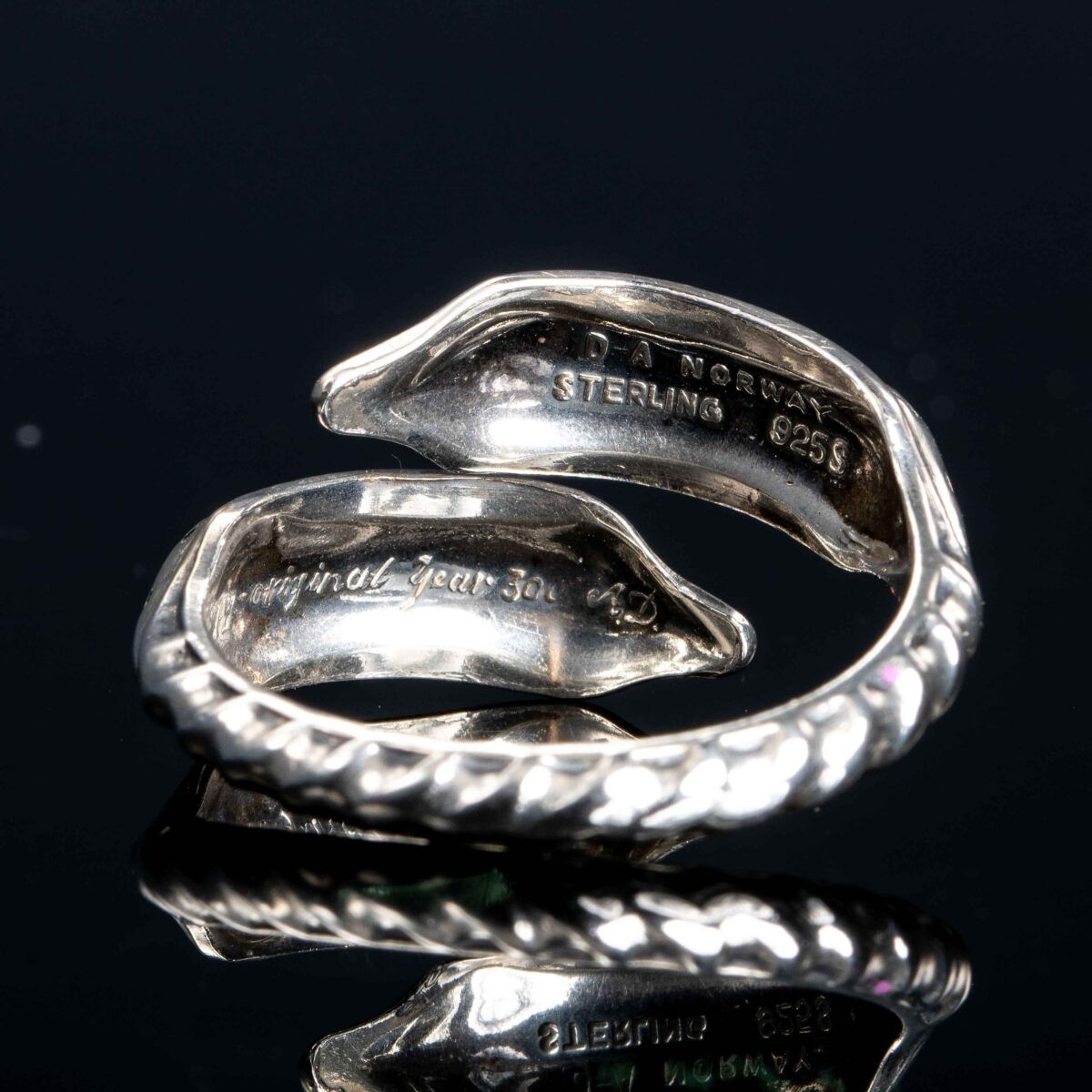 Saga ring, sterling sølv - Bilde 3