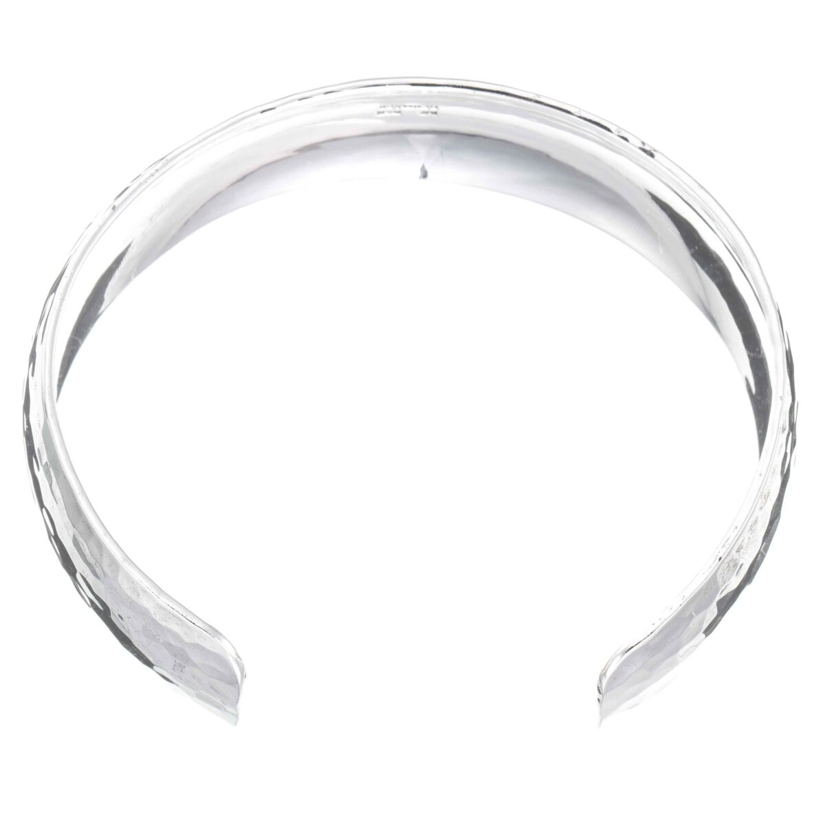 Hamret armring, sterling sølv - Bilde 5