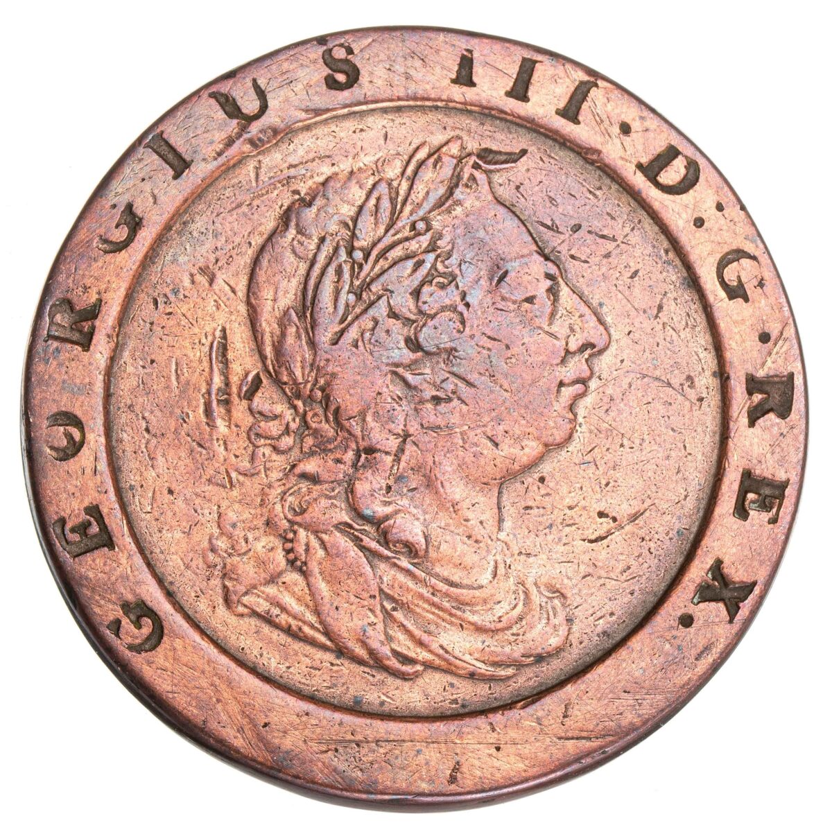 Storbritannia, 1 penny, 1797 - Bilde 2