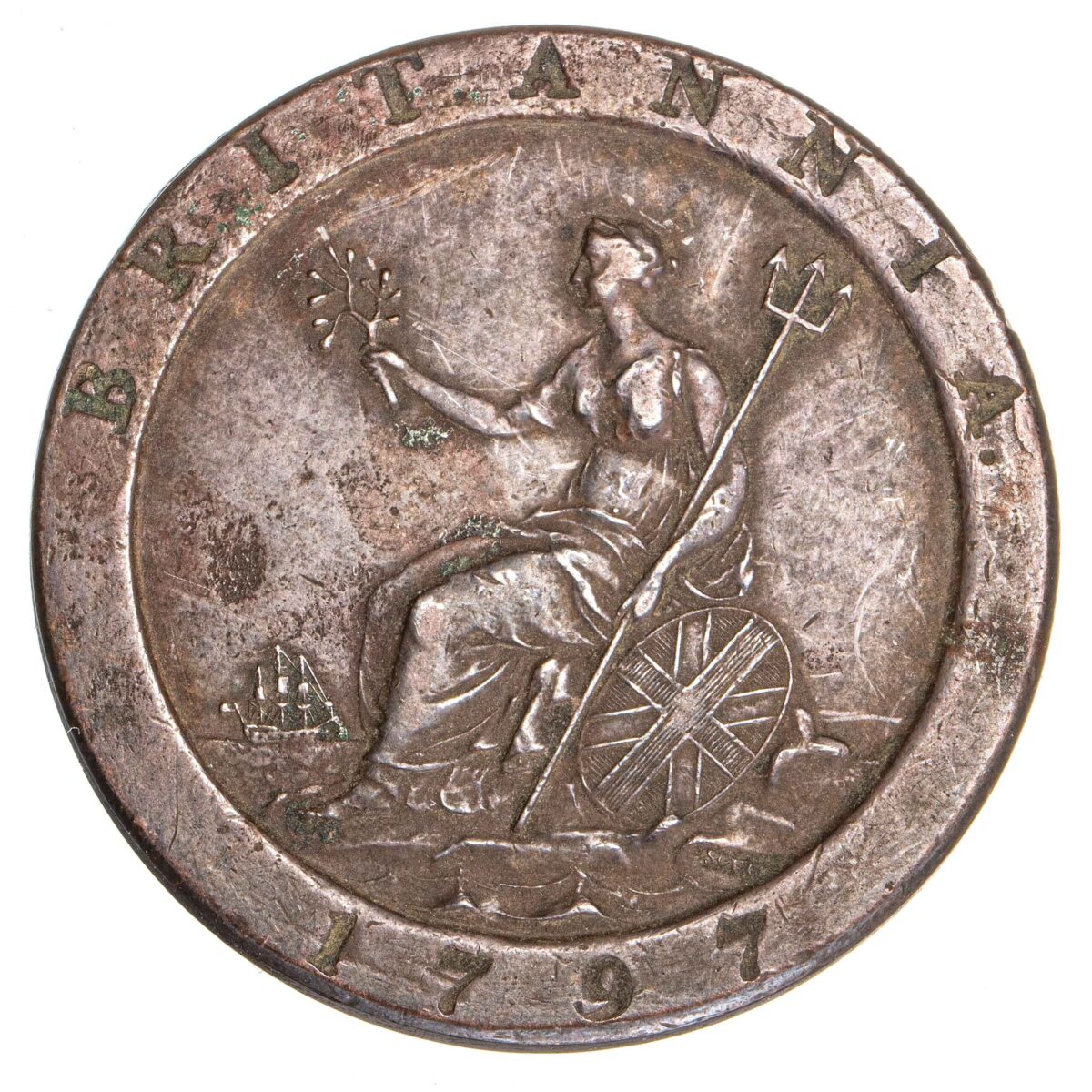 Storbritannia, 1 penny, 1797