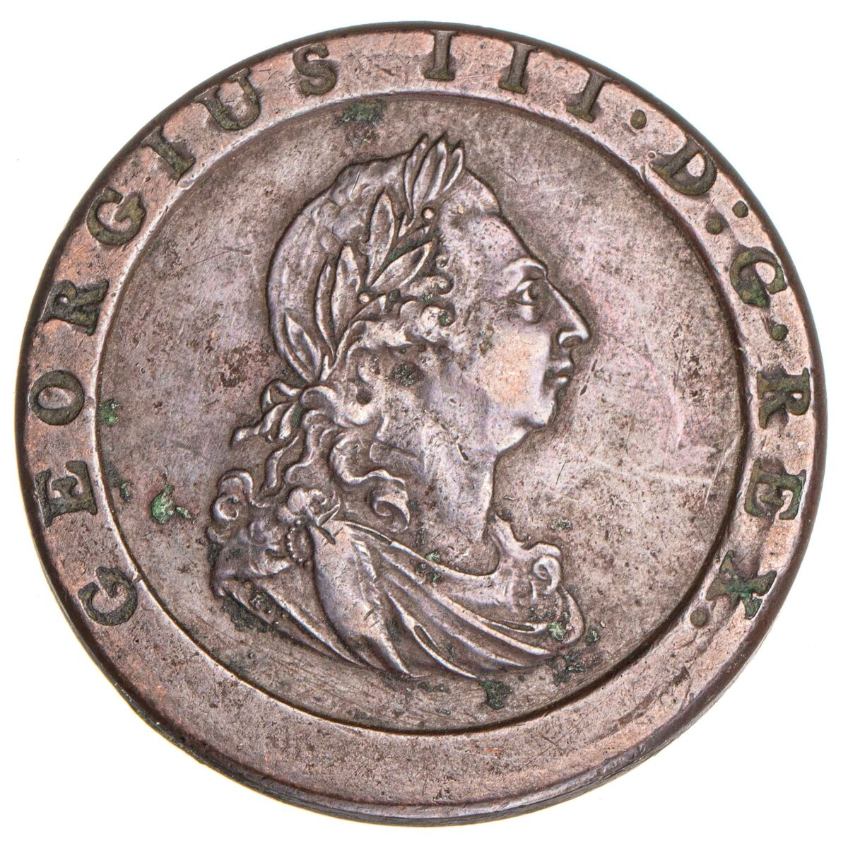 Storbritannia, 1 penny, 1797 - Bilde 2