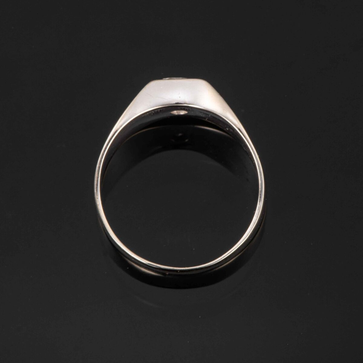 Ring, hvitt gull, zirkonia - Bilde 5