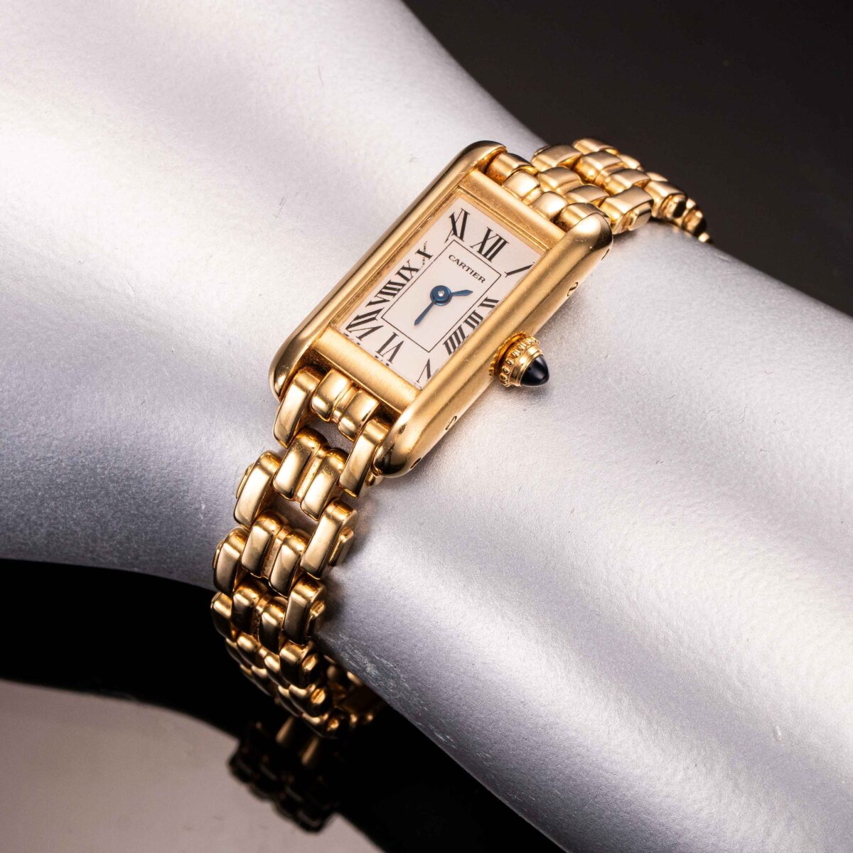 Cartier Tank Quartz armbåndsur, gult gull - Bilde 6