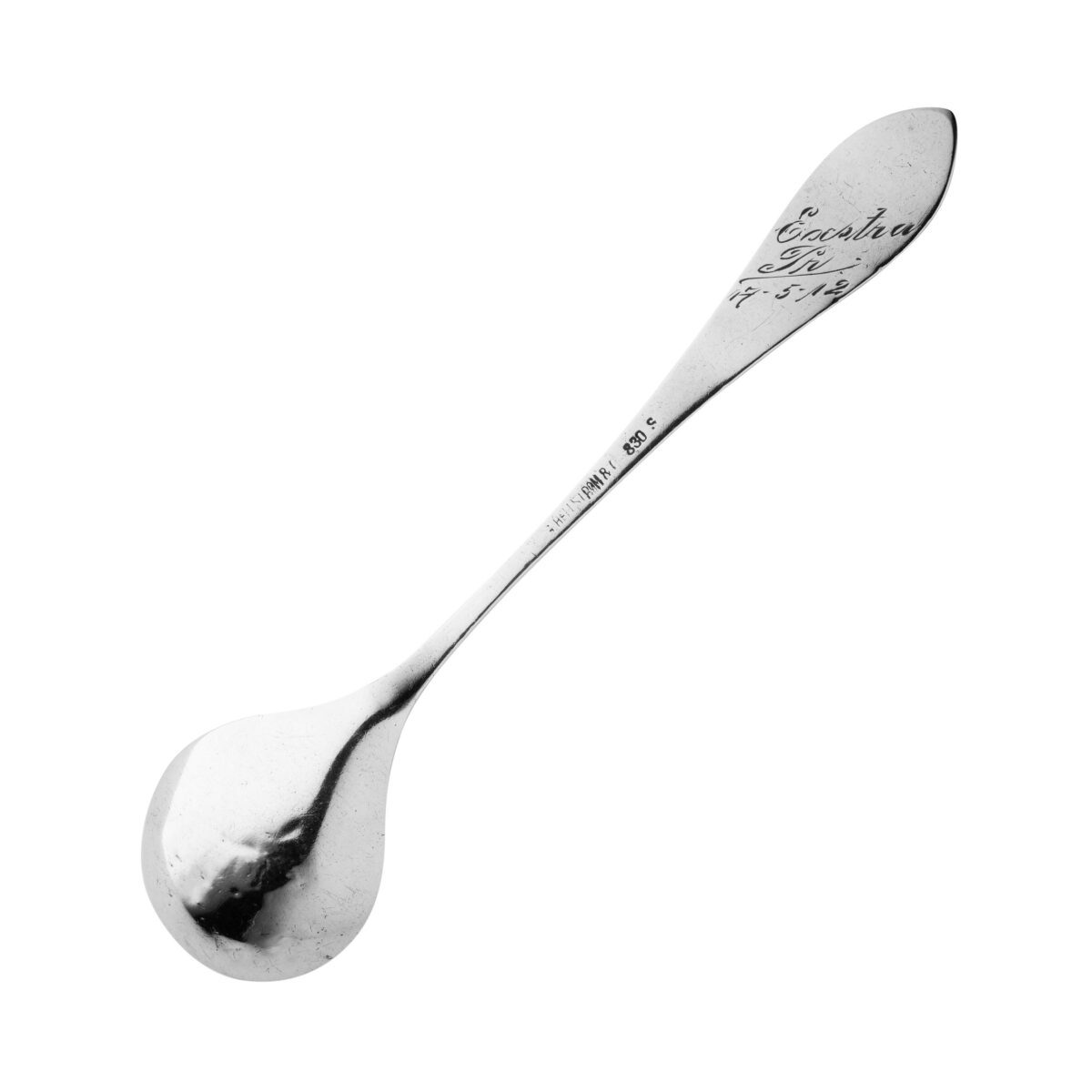 Håndgravert Drage syltetøyskje 15 cm - Bilde 2